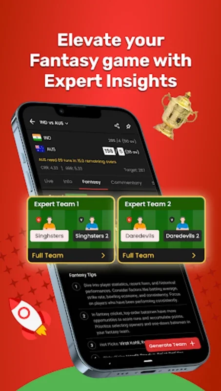 Cric Rocket for Android - Unparalleled Cricket Experience