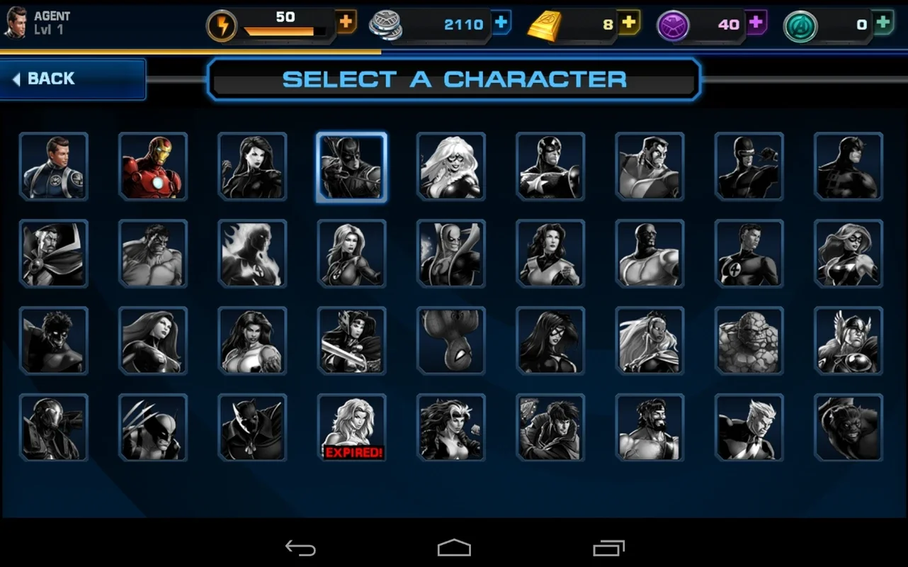 Avengers Alliance on Android - Battle Against Evil