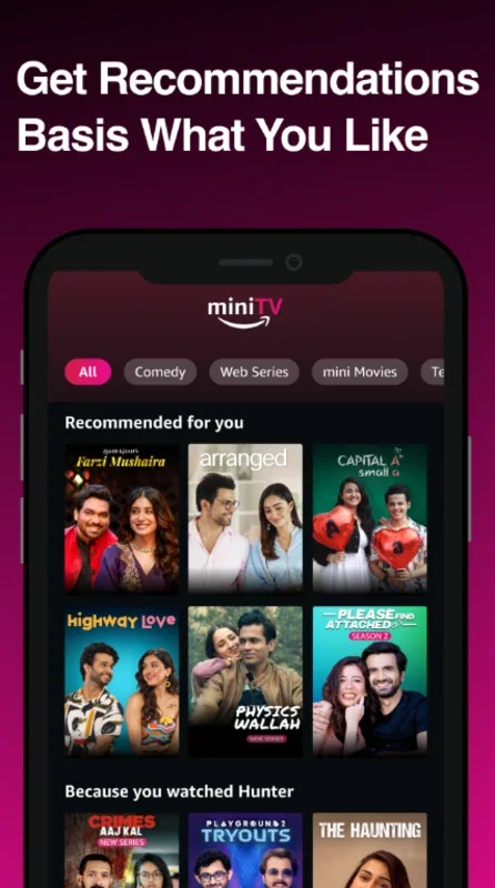 Amazon miniTV: Free Streaming of Indian Entertainment on Android