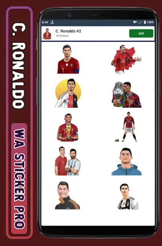 Ronaldo - WA Sticker Pro for Android: Enhance WhatsApp Chats