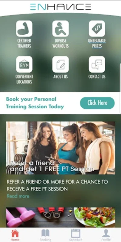 Enhance Fitness for Android - Personalized Training App