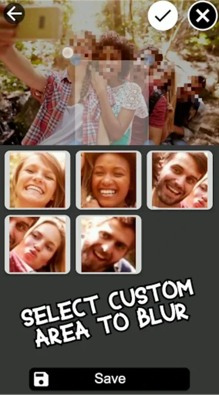 Blur Face - Pixelate, Censor, Blur Image for Android - Privacy and Photo Editing