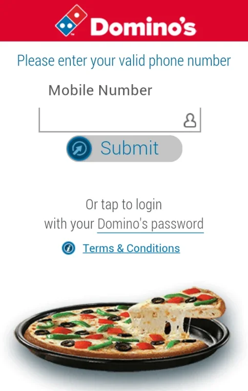 Dominos for Android - Order Pizza with Ease