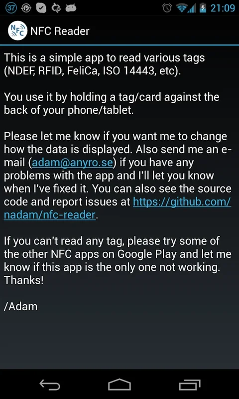 NFC Reader for Android: Effortless Tag Scanning