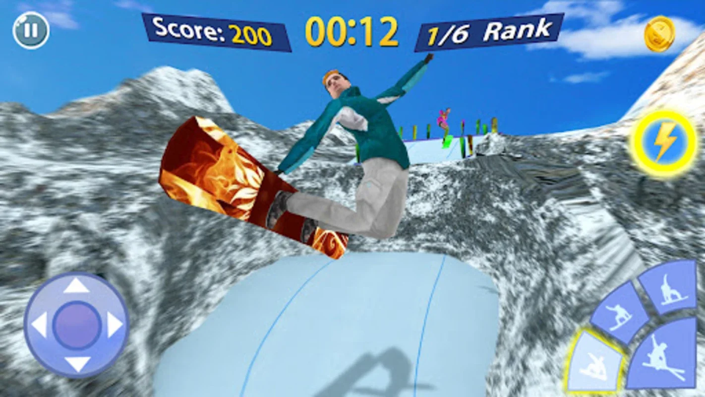 Snow Mountain Skater for Android - Thrilling Skiing Experience