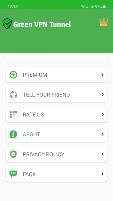 Green VPN Tunnel - Super Fast Net for Android: Secure Browsing