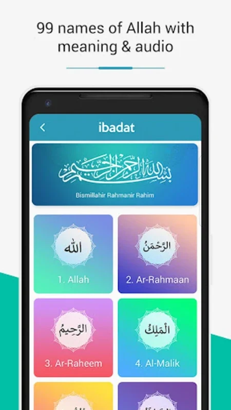 Ibadat-Prayer timing, Quran for Android - Enhance Your Faith