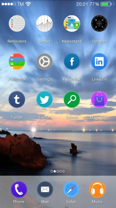 Circle 8 Launcher for Android - Simple with Circular Icons but Ads Abound