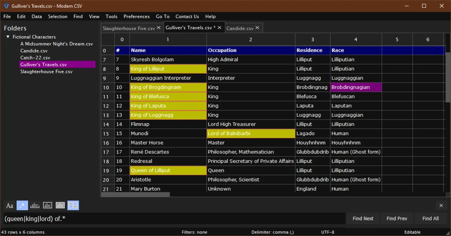 Modern CSV for Windows - A Powerful Tabular Data Editor