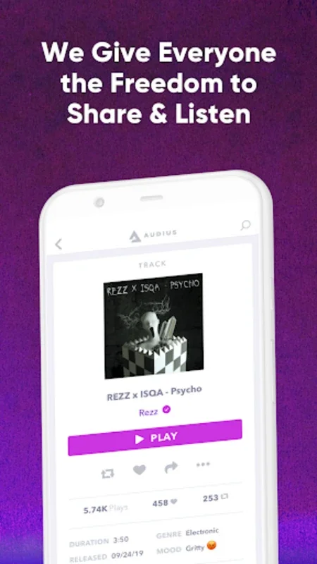 Audius Music for Android - Stream High-Quality Music Freely