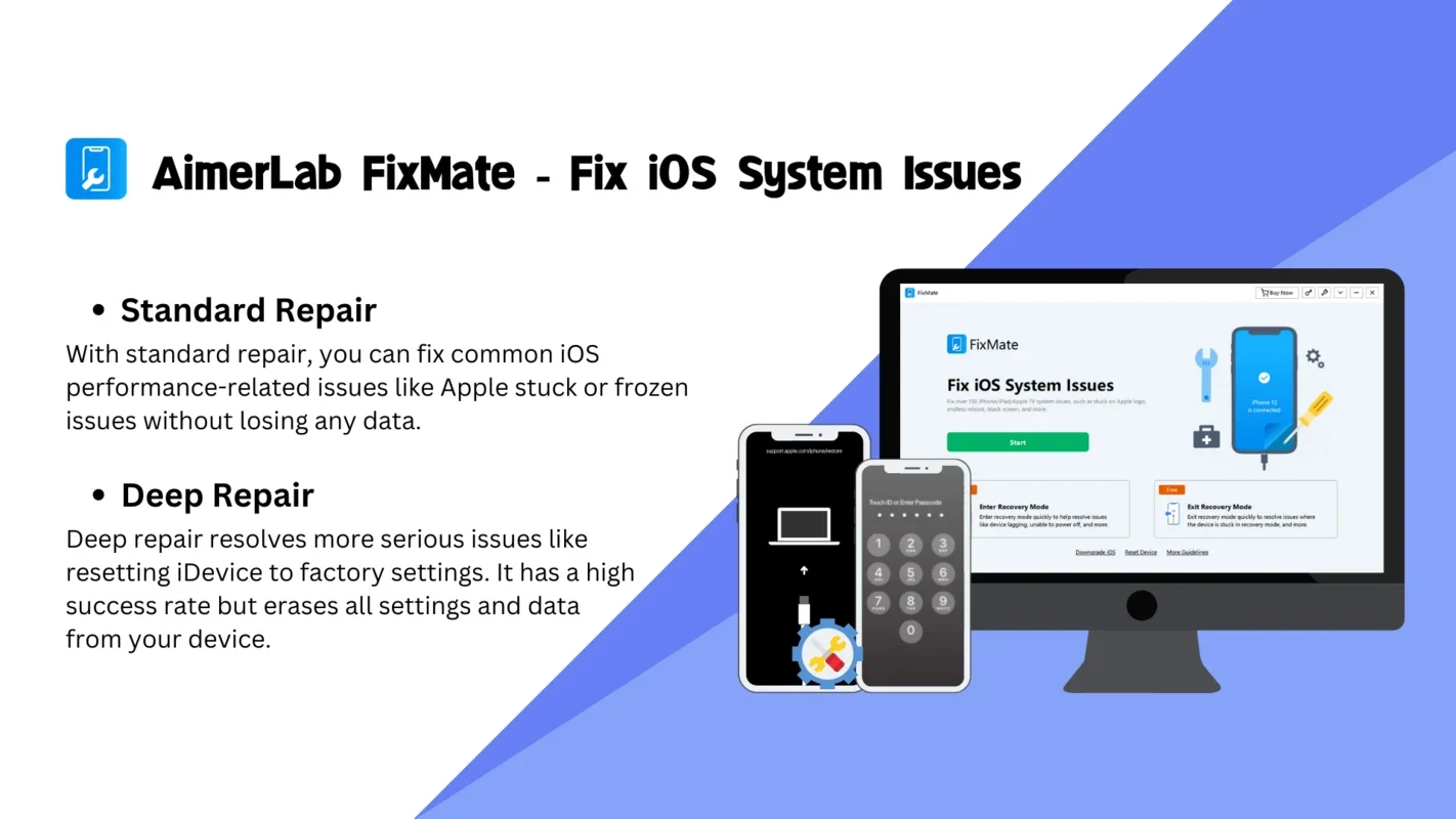 AimerLab FixMate for Windows: Fix iOS Issues Securely