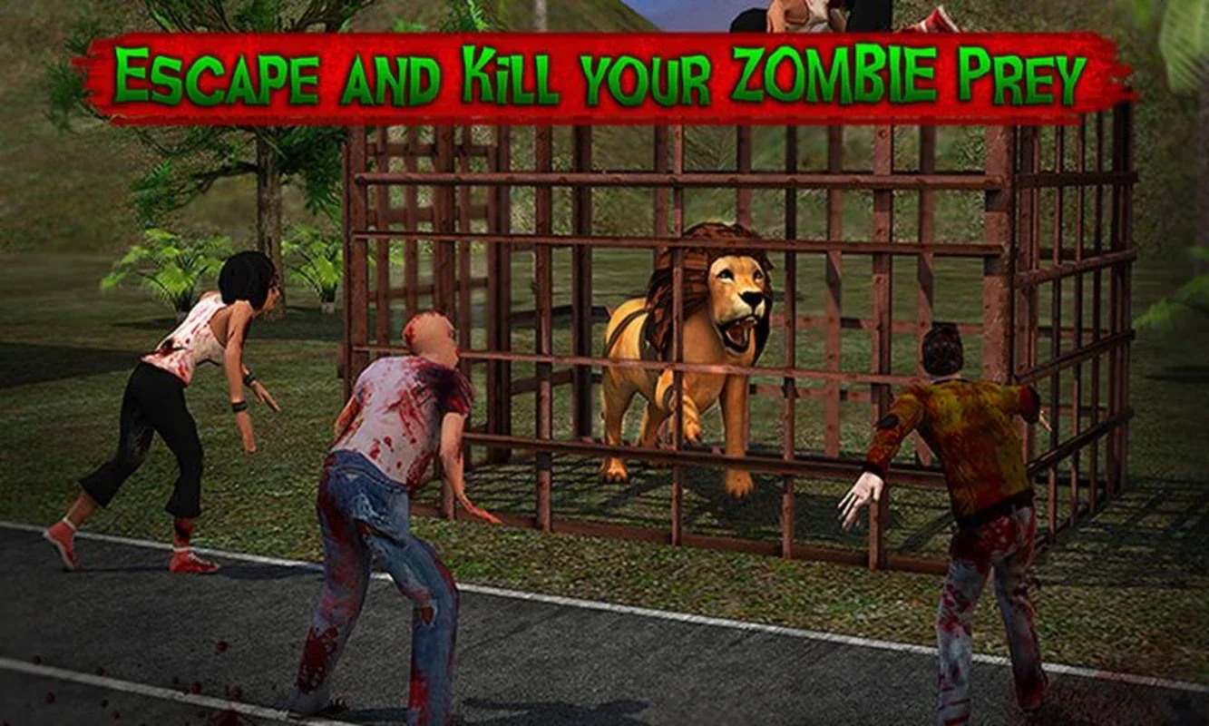 Lion Vs Zombies for Android - Save Your City from Zombies