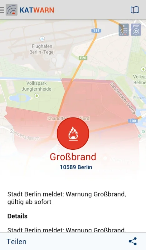 KATWARN for Android: Stay Alerted to Disasters