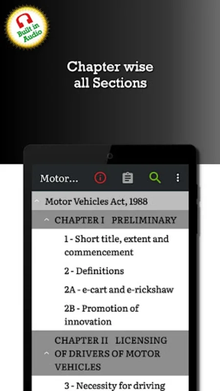 Motor Vehicles Act 1988 (MVA) for Android - Comprehensive Road Laws