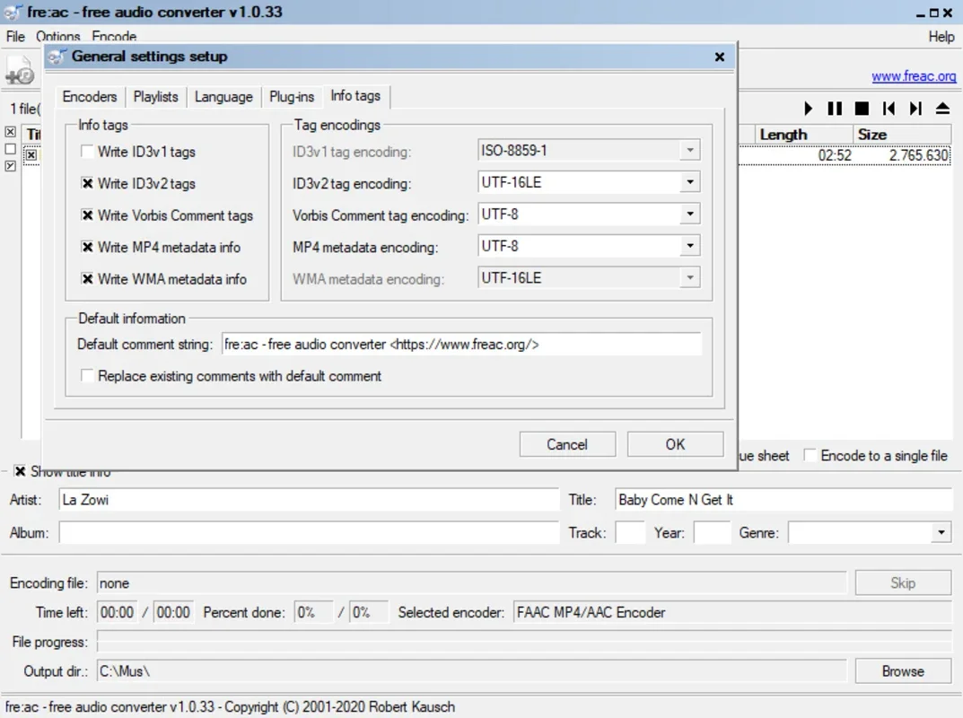 fre:ac for Windows - Efficient Audio Conversion