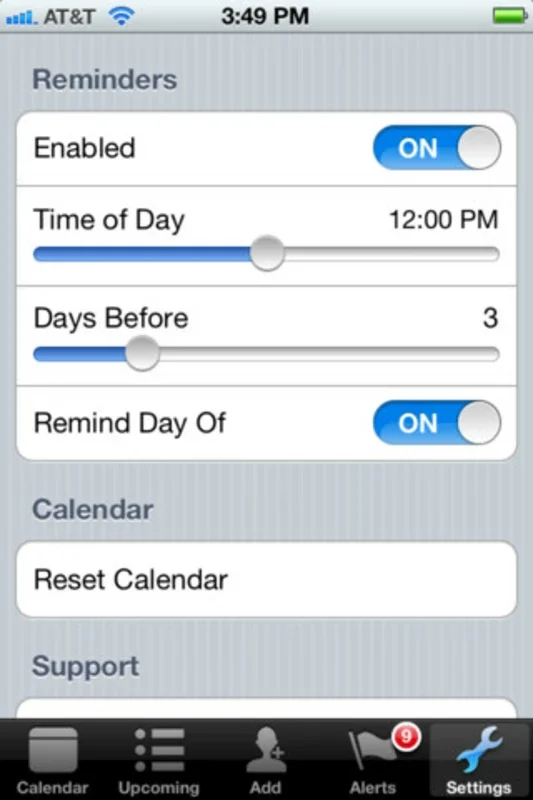 MyCalendar Mobile for Android - Keep Track of Birthdays Easily