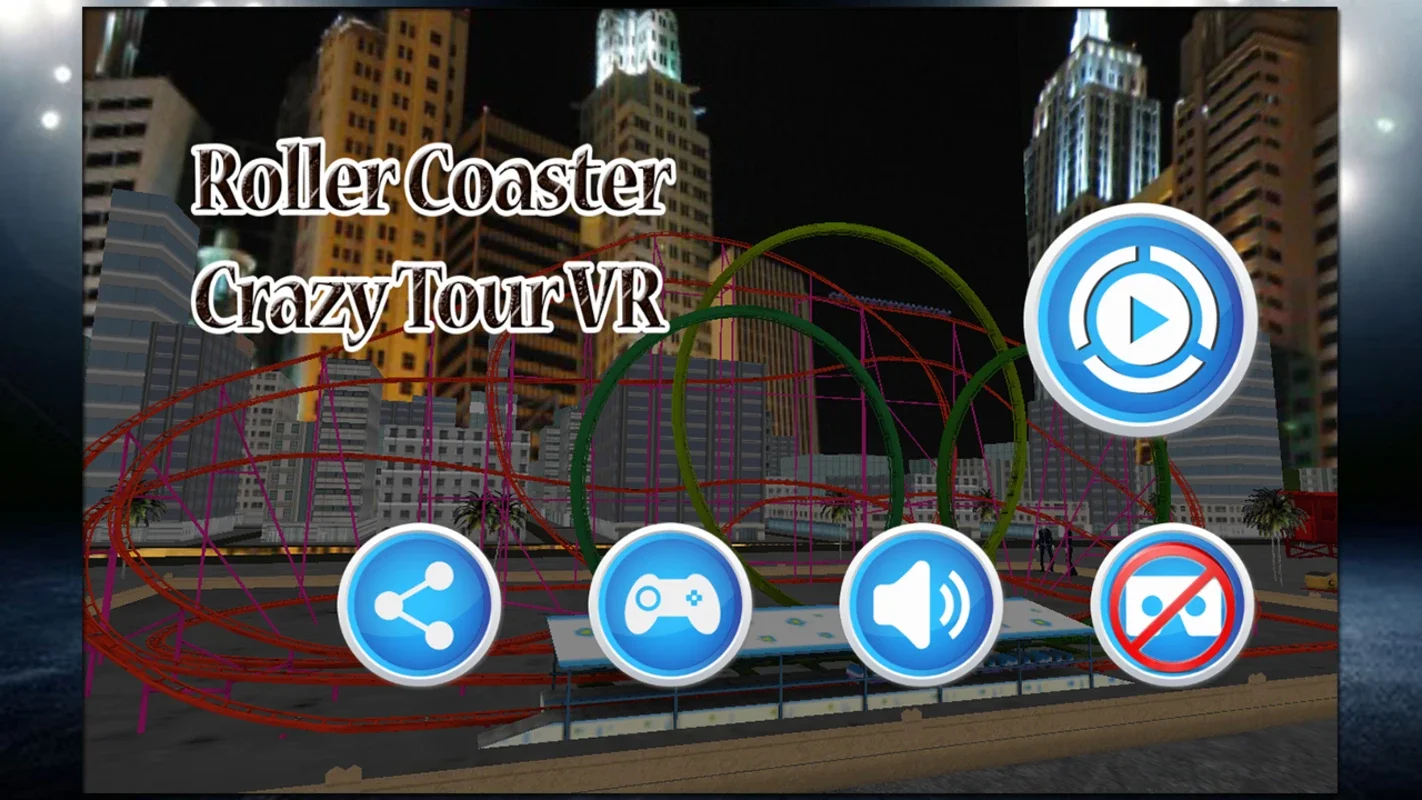 Roller Coaster Crazy Tour VR for Android - Thrilling City Tour