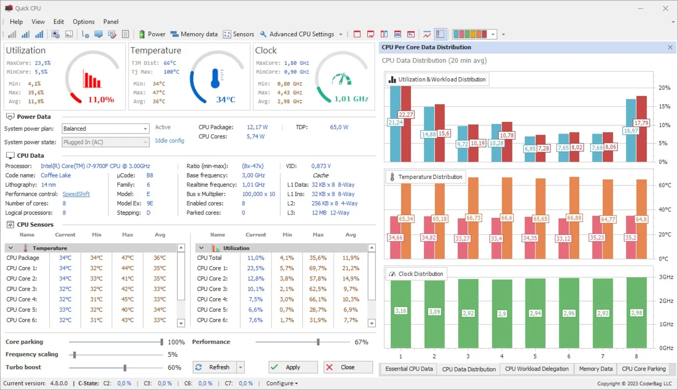 Quick CPU: Comprehensive Windows PC Performance Analyzer