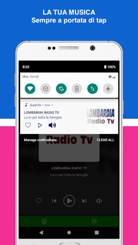 Super Six for Android - Enjoy Italian Media on the Go