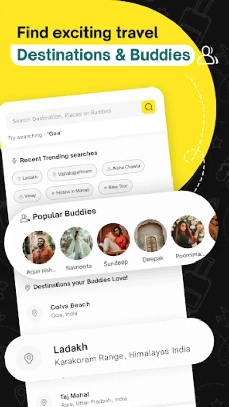 Travel Buddy:Social Travel App for Android - Connect Globally