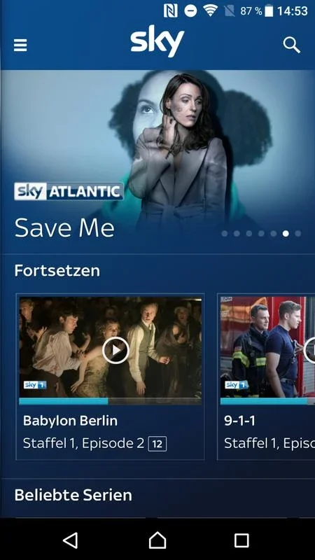 Sky Go (Germany) for Android - Portable TV on the Go