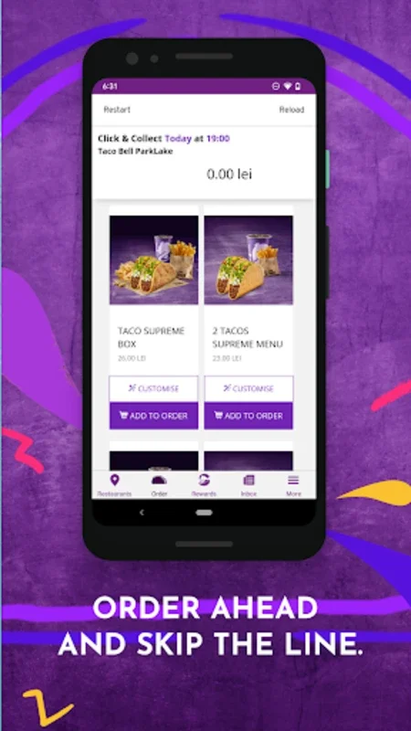 Taco Bell Romania for Android: Convenient Ordering and Exclusive Deals