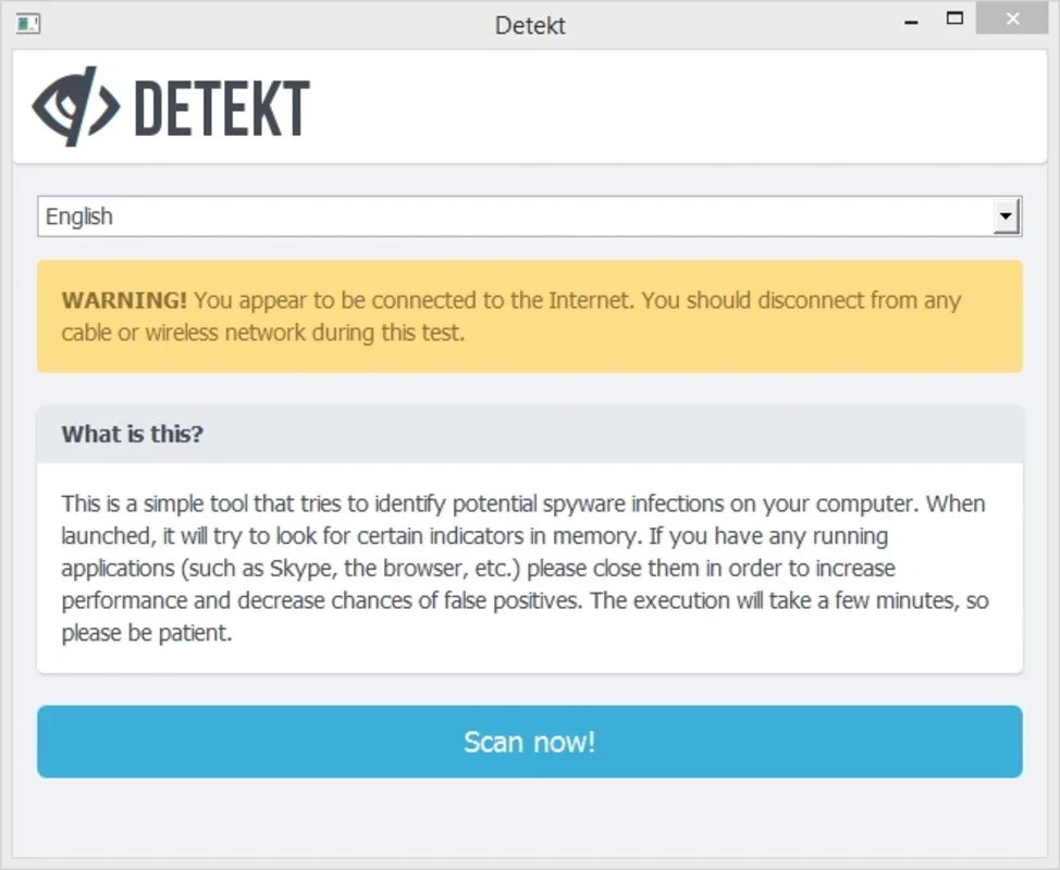 Detekt for Windows - Keep Your Privacy Safe