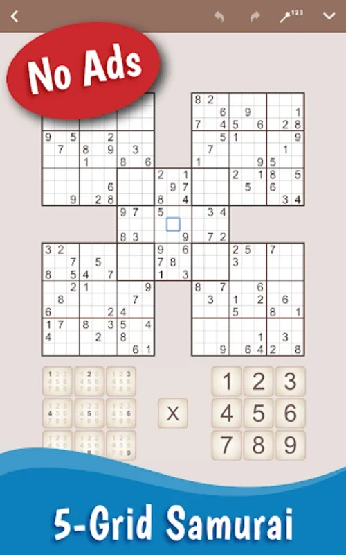 MultiSudoku: Samurai Puzzles for Android - Engaging Sudoku Variations