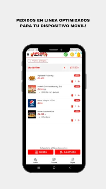 Pollos Parrillero for Android - Order Fried Chicken Easily