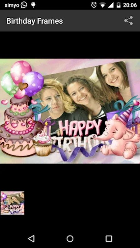 Birthday photo frames for Android - Add Festive Frames to Your Photos