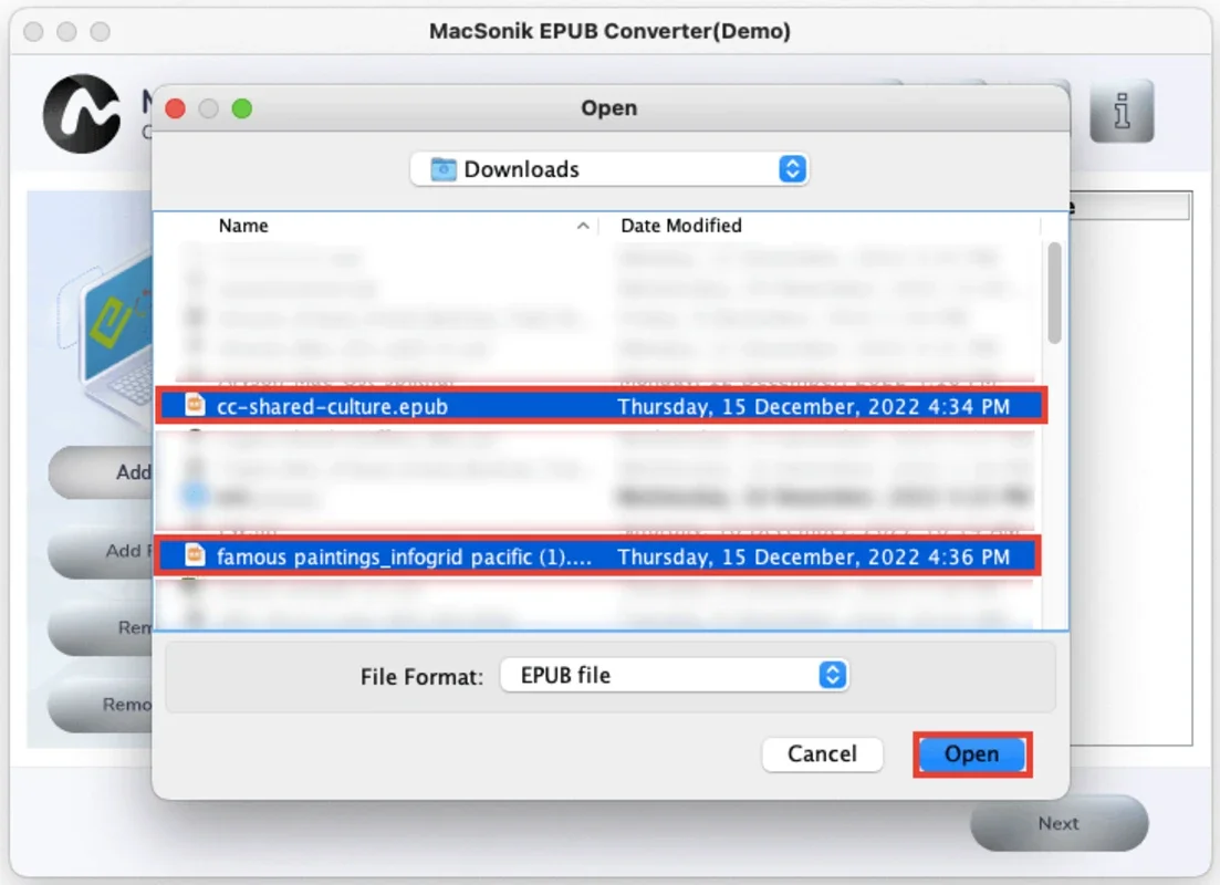 MacSonik EPUB Converter for Mac - Convert EPUB Easily