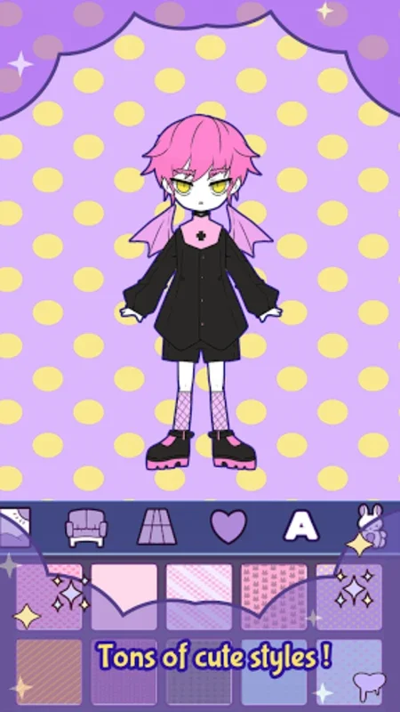 BatDoll Pastel goth dress up boy for Android: Unleash Creativity