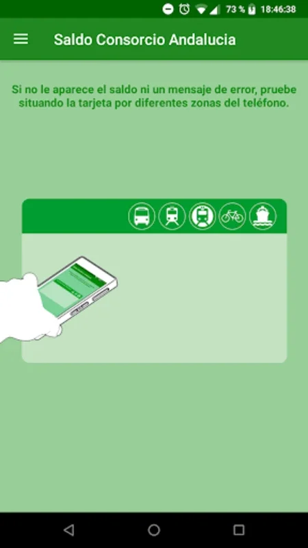 Saldo Consorcio Andalucía for Android - Check Transport Card Balance