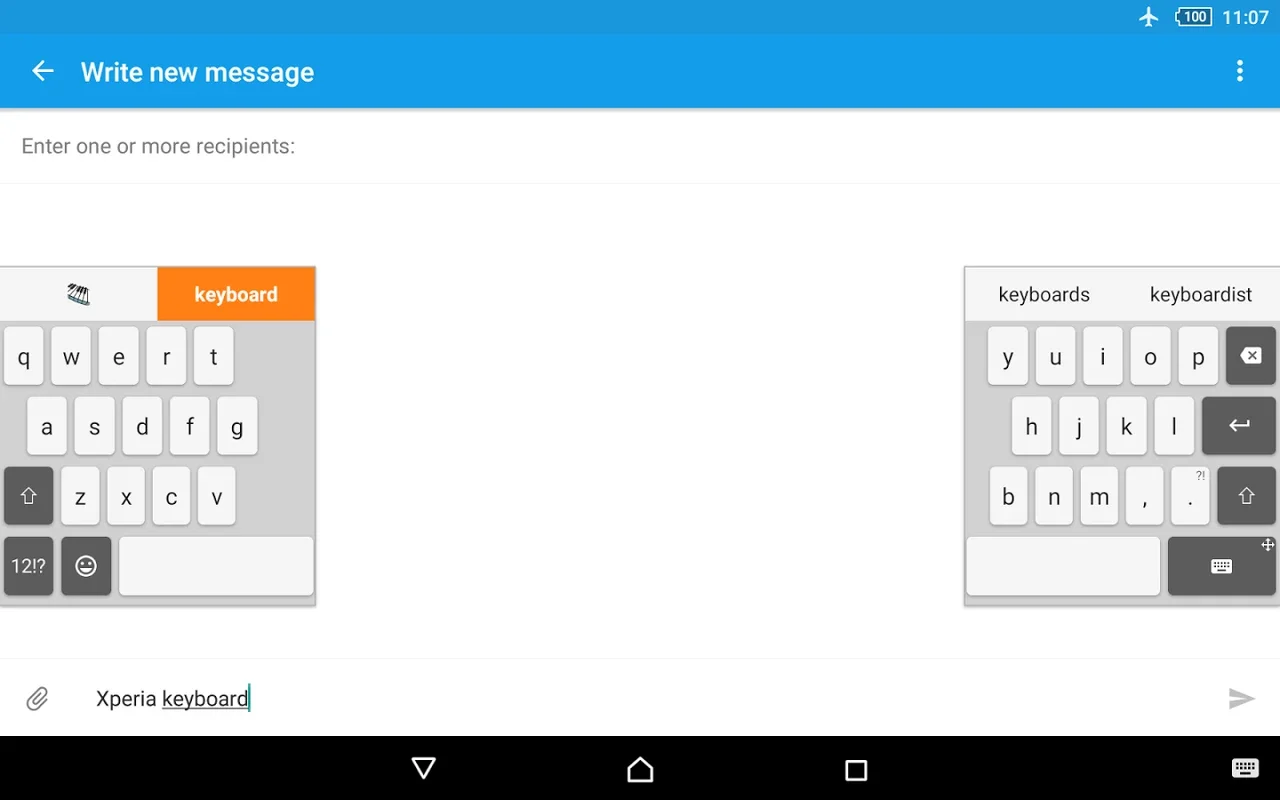 Teclado Xperia: The Official Android Keyboard for Xperia Devices