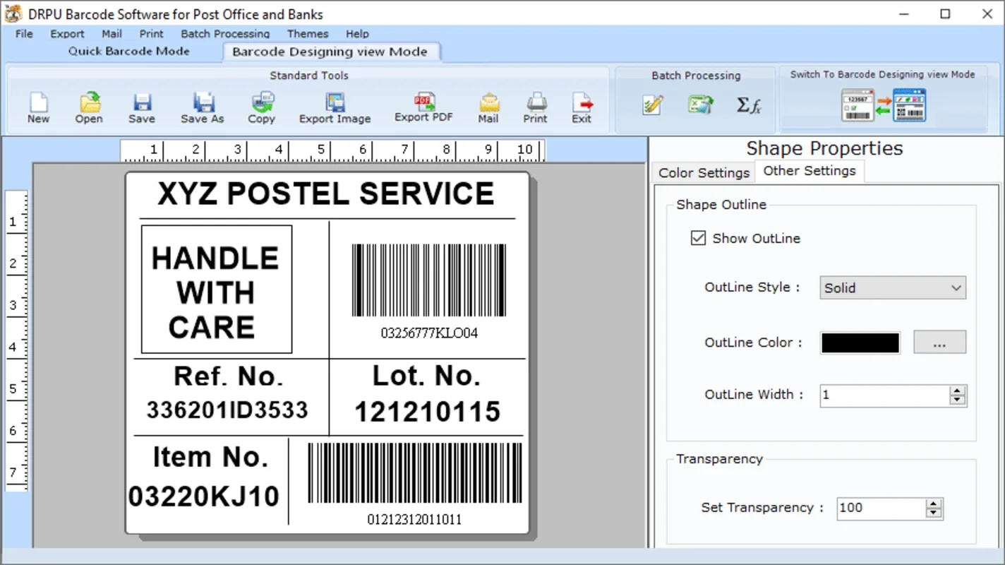 Shipping Barcode Label Generator Excel for Windows - Simplify Label Creation