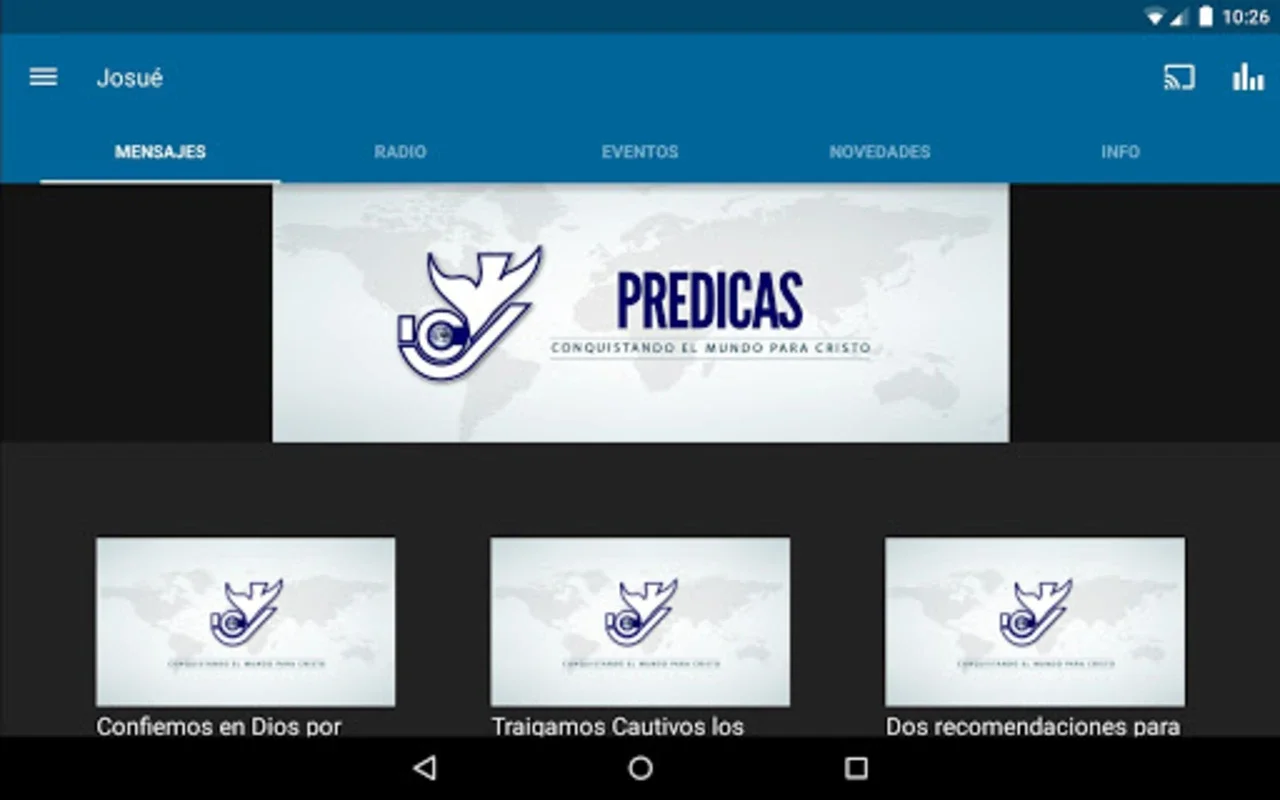 Iglesia Cristiana Josué for Android - Access Faith Content Easily