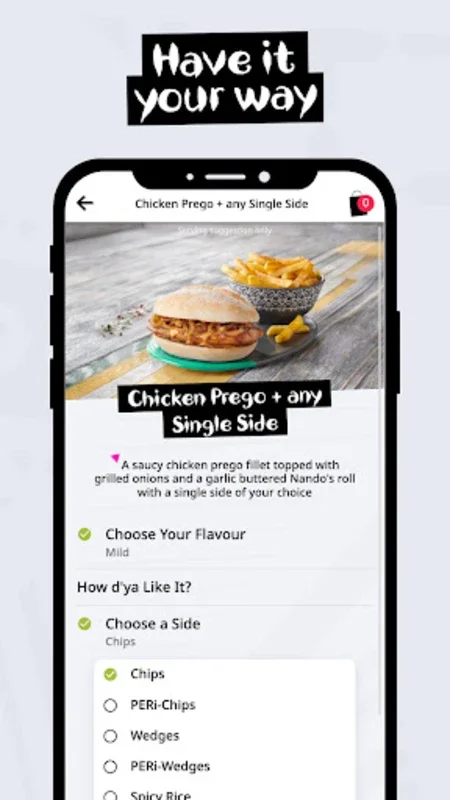 Nando's Botswana for Android - Order Spicy PERi-PERi Easily