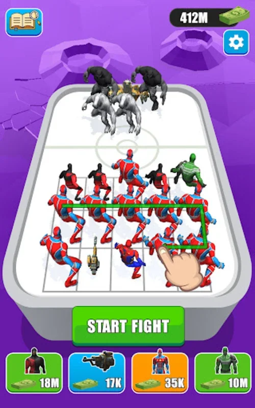 Merge Superheroes Fusion Battle for Android - Exciting Gameplay