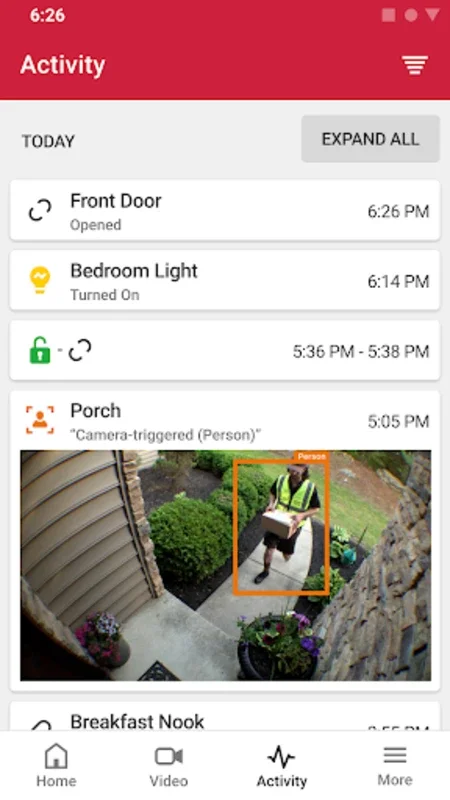 mySafeTouch for Android - Secure Your Home Remotely