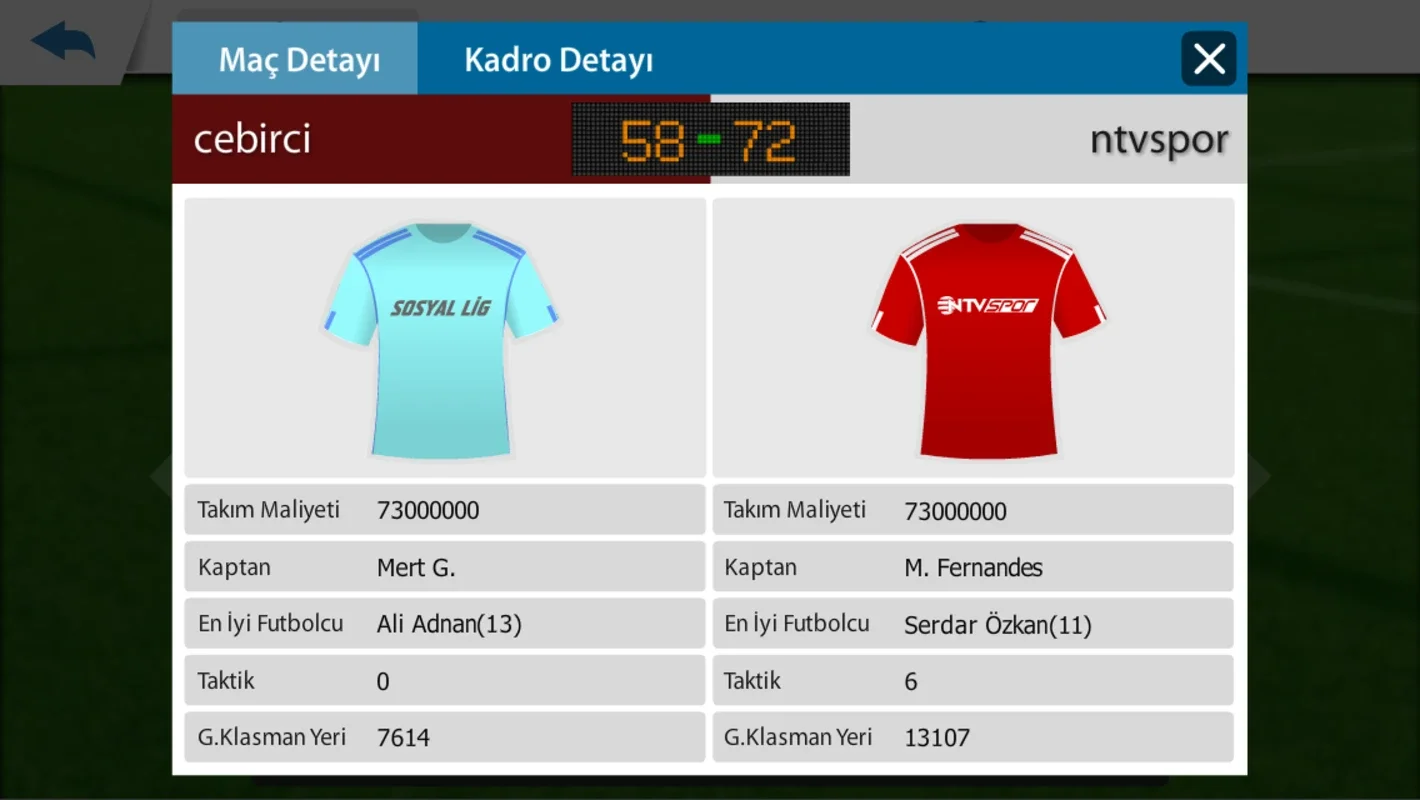 Sosyal Lig for Android - Immersive Football Management