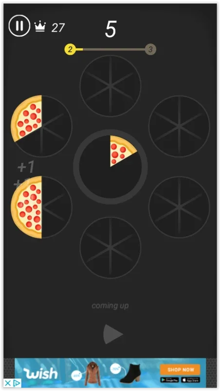 Slices for Android - Test Your Pizza Dividing Skills