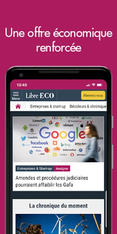 La Libre for Android - Intuitive News Experience