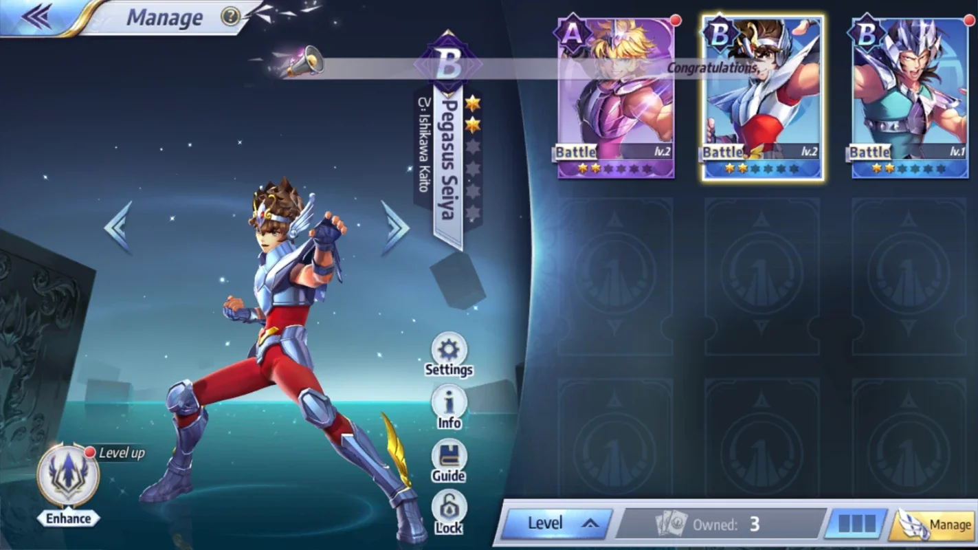 Saint Seiya : Awakening (Asia) for Android - Immersive RPG Adventure