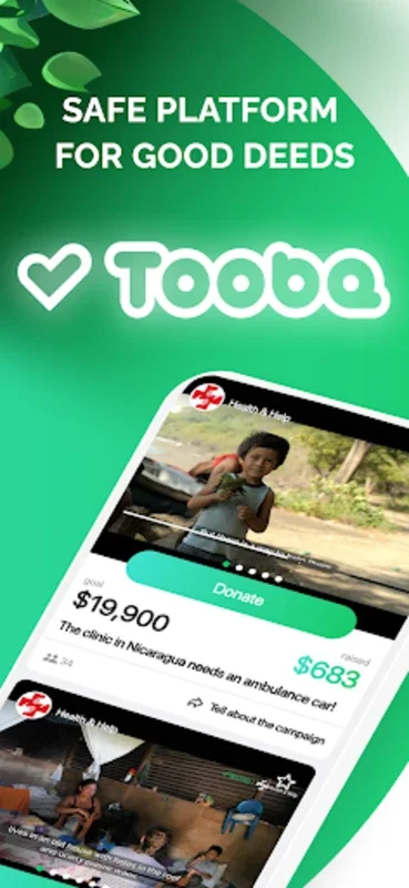 Tooba for Android - Simplify Charitable Donations