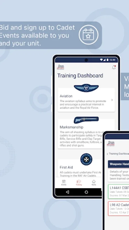 MyRAFAC for Android - Streamlined Cadet Progress Tracker