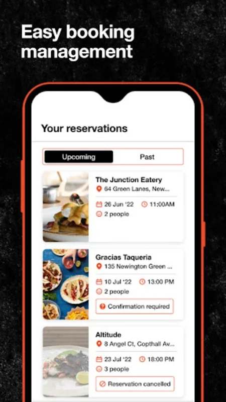 Dish Cult for Android - Simplify Restaurant Reservations