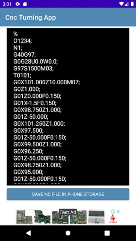 Cnc Turning App for Android: Streamlined CNC Programming