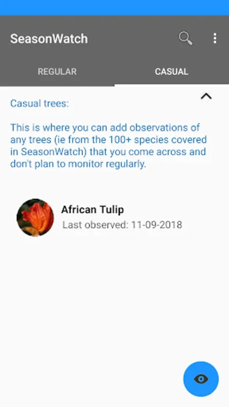 SeasonWatch for Android: Monitor India's Tree Phenology