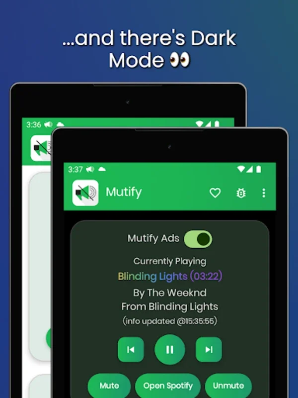 Mutify - Mute Ads for Seamless Spotify on Android