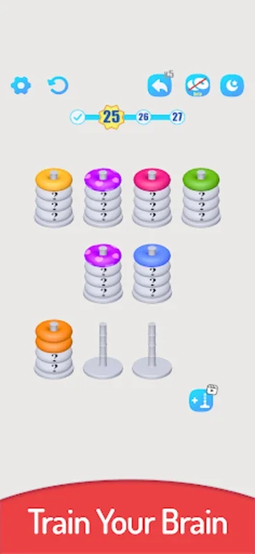 3D Color Sort Hoop Stack for Android - Engaging Puzzle Game